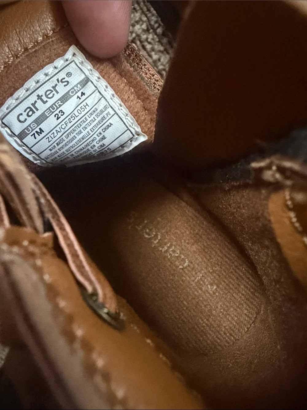 Carter's Girls Brown Tassel Ankle Boots